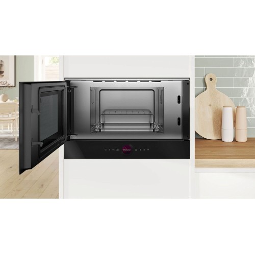ΦΟΥΡΝΟΣ ΜΙΚΡΟΚΥΜΑΤΩΝ ΕΝΤΟΙΧΙΖΟΜΕΝΟΣ BOSCH BEL7321B1 (21LT / BLACK / ΑΦΗΣ / GRILL)